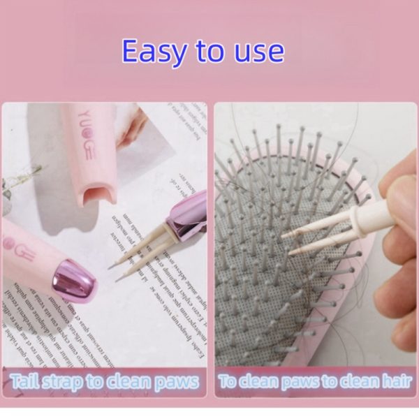YUe-ABS cartoon hair comb, 3D design makeup hair comb, handle and paddle hair comb, easy to use
