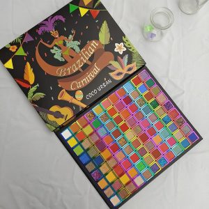 99-color eyeshadow palette, multi-color eyeshadow palette, pearlescent matte glitter, sequins, cosplay, long-lasting mixable eyeshadow, cosmetics gift set