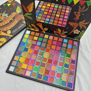 99-color eyeshadow palette, multi-color eyeshadow palette, pearlescent matte glitter, sequins, cosplay, long-lasting mixable eyeshadow, cosmetics gift set