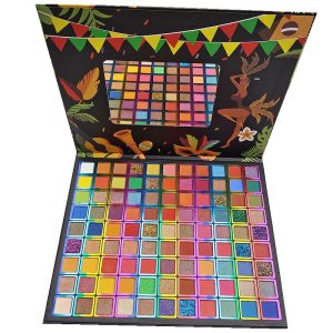 99-color eyeshadow palette, multi-color eyeshadow palette, pearlescent matte glitter, sequins, cosplay, long-lasting mixable eyeshadow, cosmetics gift set