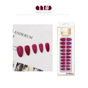 Nail tips, false nails, matte frosted starry sky nail tips, onion powder, glitter patches, wearable nails, nail art
