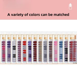 Nail tips, false nails, matte frosted starry sky nail tips, onion powder, glitter patches, wearable nails, nail art