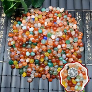Rain Flower Stone lucky stone colorful stone aragonite ornamental stone natural agate stone pebbles can be used for accessories creative handmade decorative ornaments aquarium landscaping potted paving