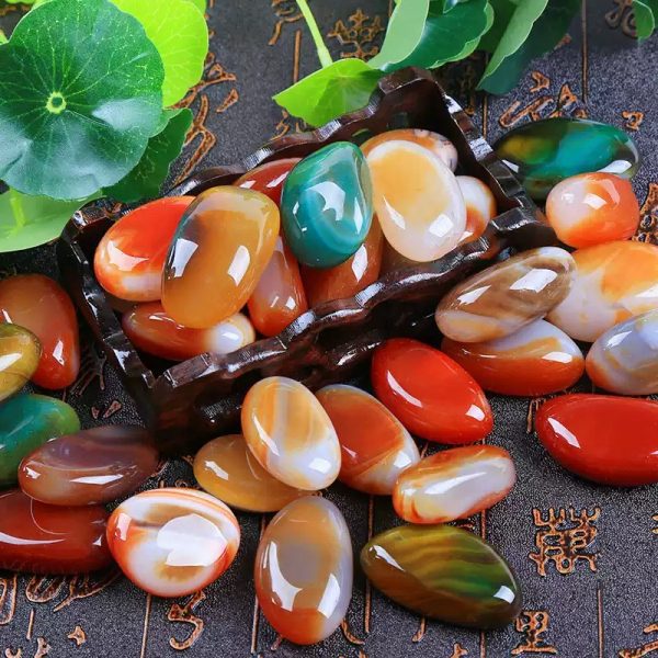 Rain Flower Stone lucky stone colorful stone aragonite ornamental stone natural agate stone pebbles can be used for accessories creative handmade decorative ornaments aquarium landscaping potted paving