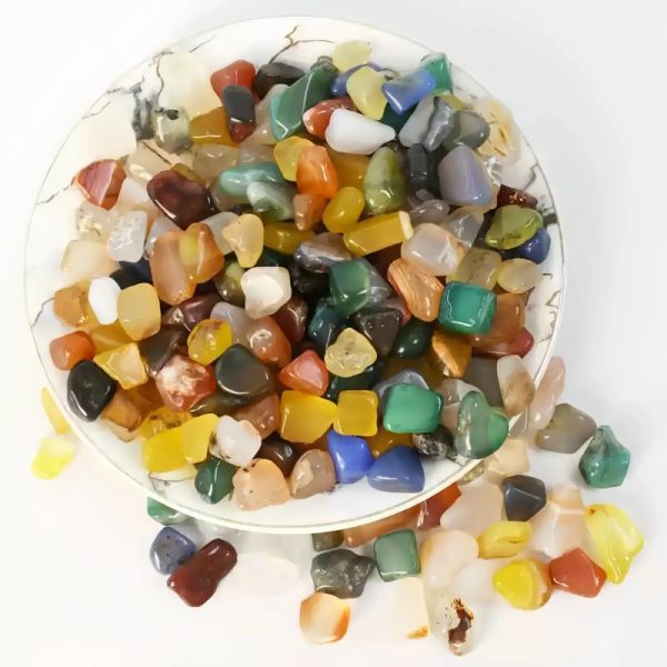 Rain Flower Stone lucky stone colorful stone aragonite ornamental stone natural agate stone pebbles can be used for accessories creative handmade decorative ornaments aquarium landscaping potted paving